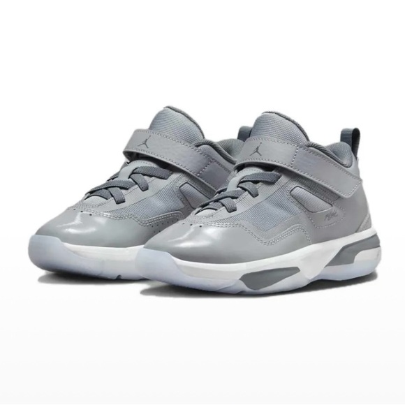 Little Kids Jordan Stay Loyal 3 Stretch Lace Basketball Wolf Gray PS FB9923-012 - Picture 2 of 11
